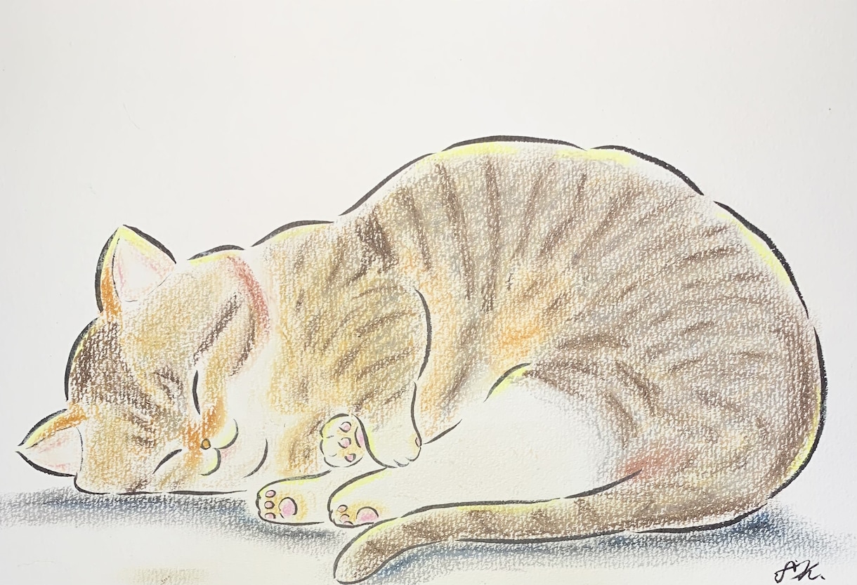 絵本風の優しいペットイラストをお描きします 絵本のタッチで見返したくなる！かわいいペットの姿そのままに！ イメージ5