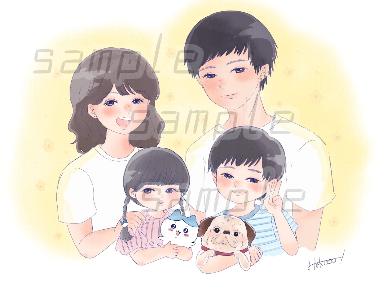 やさしいタッチのイラストお描きします やわらかく、あえてむらがあるように色を塗ります。 イメージ2