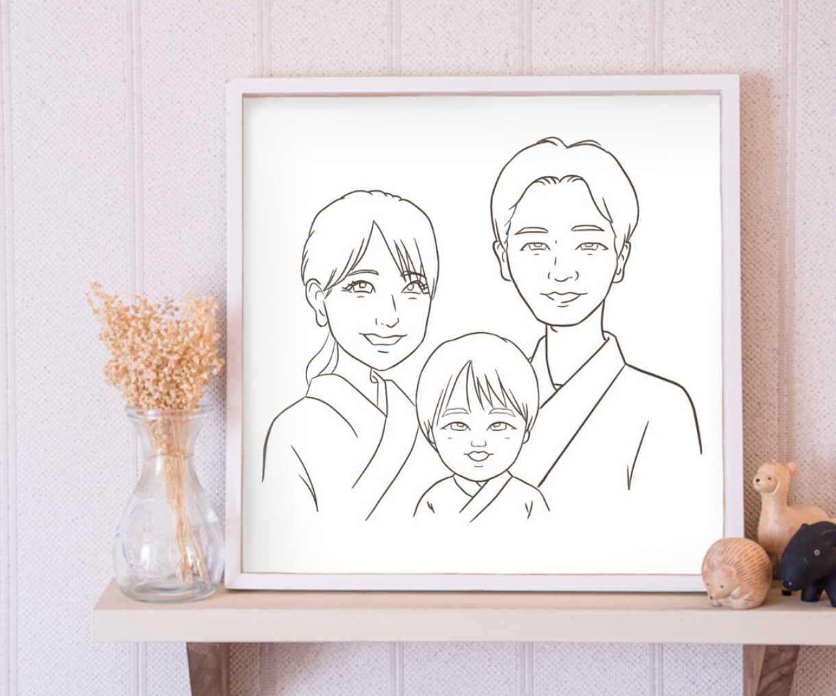 おしゃれでシンプルなアイコン似顔絵描きます SNSの投稿に、最適な線画イラストも作成します。 イメージ2