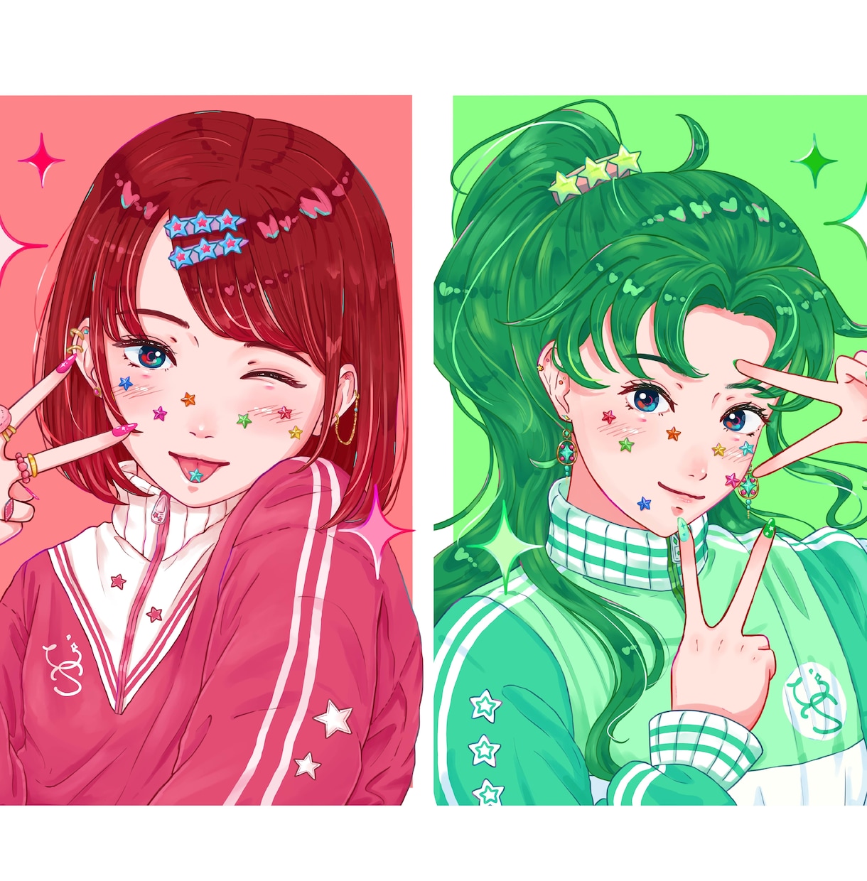 色鮮やかな個性輝くアイコンイラスト描きます 自分だけのアイコンが欲しい方へ イメージ2