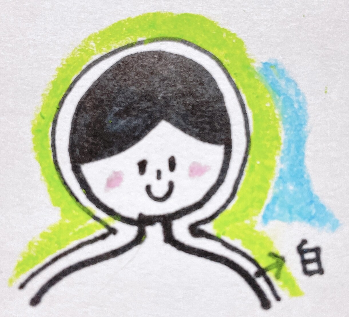 オーラ鑑定イラスト付＆ｶｰﾄﾞでみます オーラのお色知りたくないですか？カード占い付き♡ イメージ1
