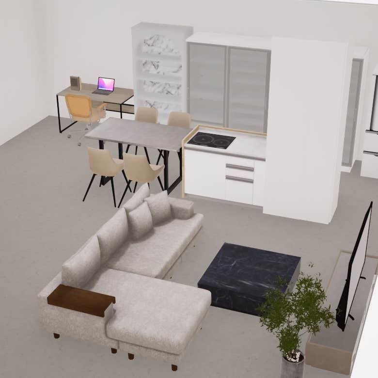 限定価格！プロが理想のお部屋にコーディネートします 照明、カーテン、LDK家具を一式コーディネート！ イメージ1