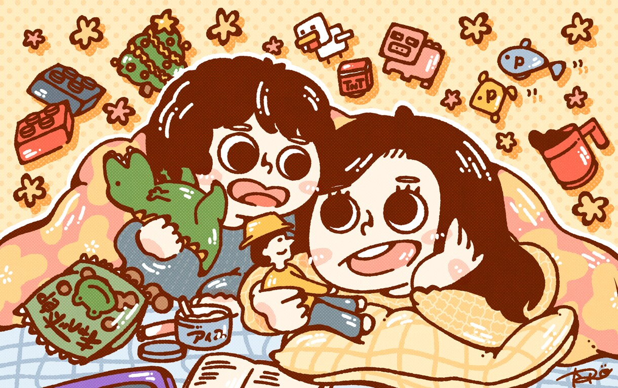 ゆるくて可愛い人物・動物・食べ物のイラスト描きます アイコン・グッズなどにおすすめ！女の子のイラストが得意です！ イメージ3