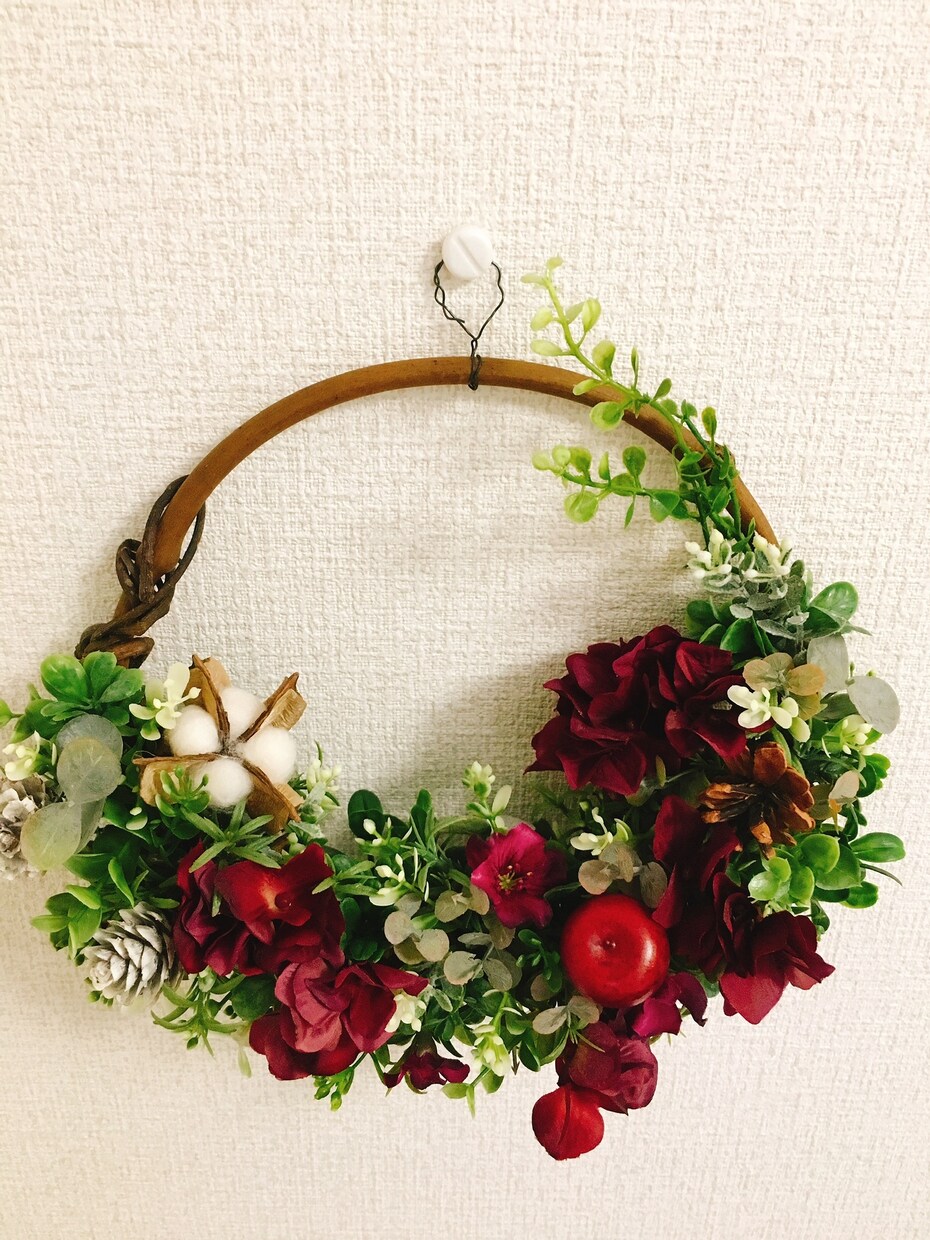 アーティフィシャルフラワーリースをお作りします 美容院、クリニックの受付、エステサロン、もちろんご自宅にも。 イメージ6