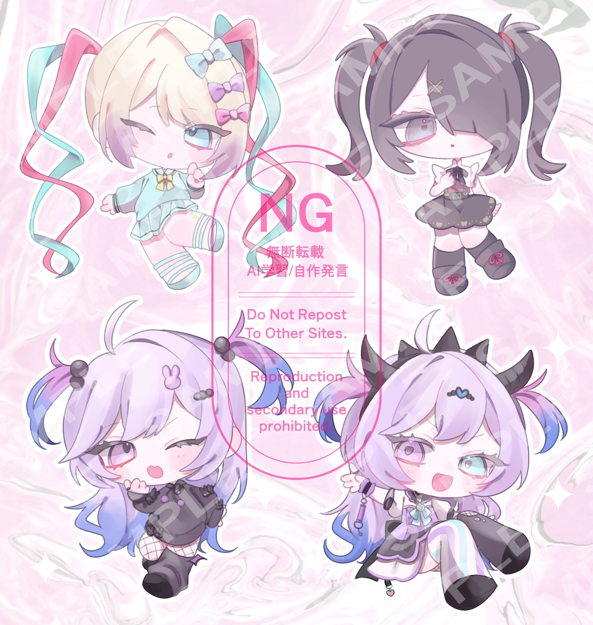 かわいいSDイラストを描きます ゆるふわでかわいいデフォルメが得意です イメージ3