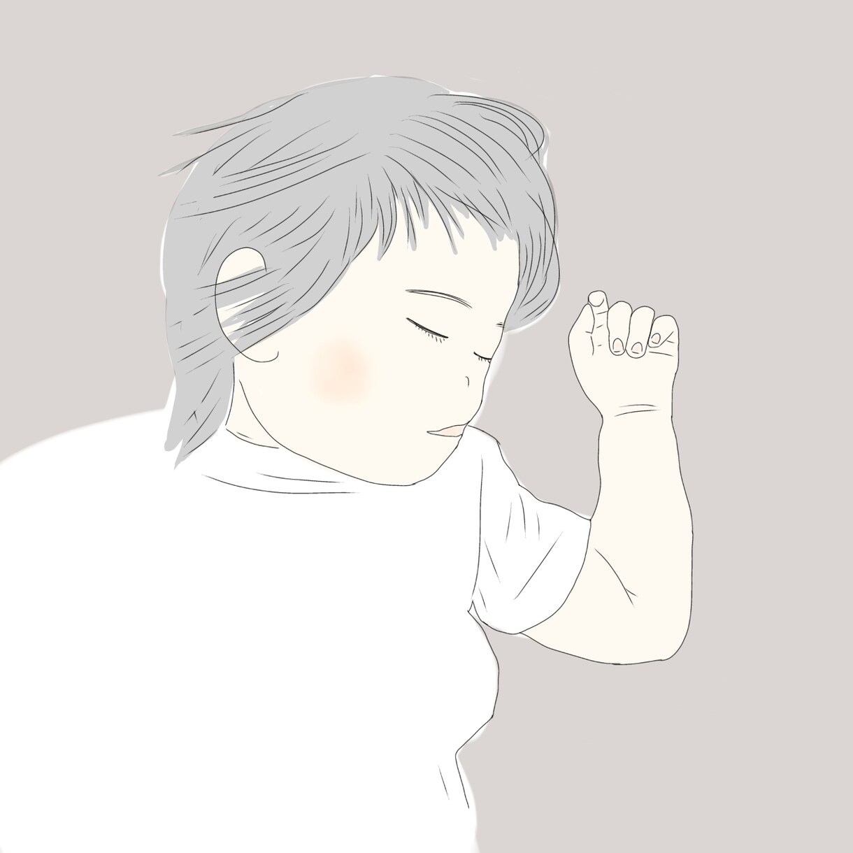 お子さんのアイコンイラスト描きます くすみカラーでかわいいお子様の写真をイラストにしませんか イメージ3