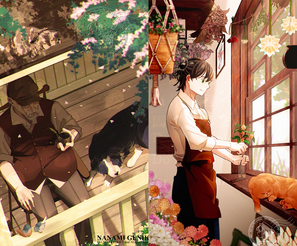 背景込の全身一枚絵★用途に沿ってイラスト制作します 個人観賞・装画・MV・Vtuberイラスト・スチルイラスト イメージ5
