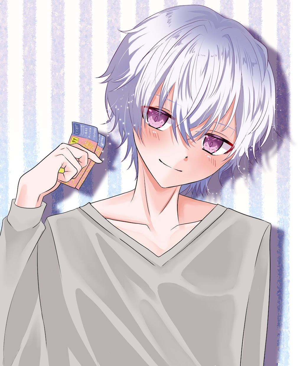 5000円でサムネや一枚絵描きます Vtuberさんに使いやすい！おはVやサムネ等にぴったり イメージ6