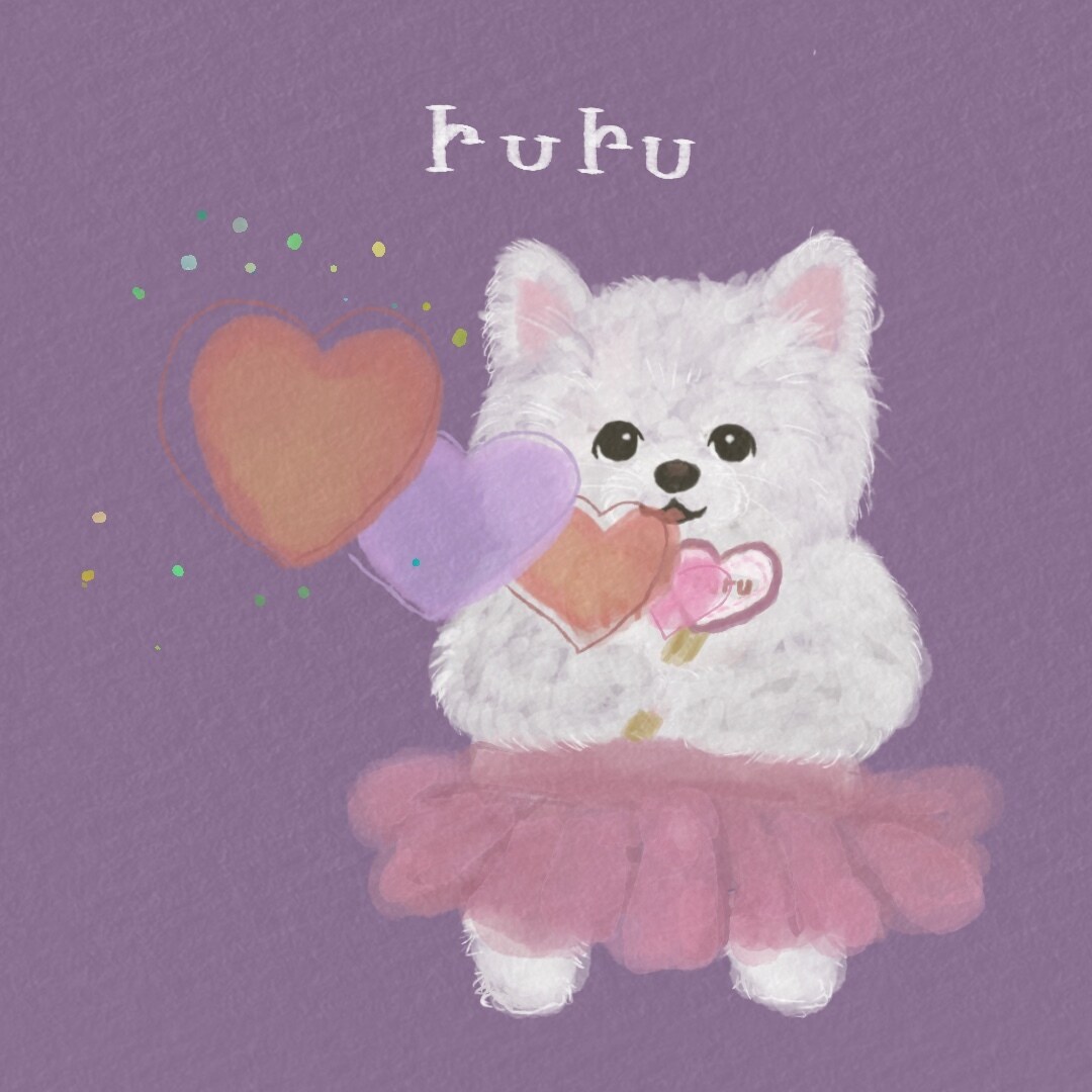 ふんわり優しい雰囲気のアイコンお描きします 《絵本のような優しいイラスト》 イメージ1