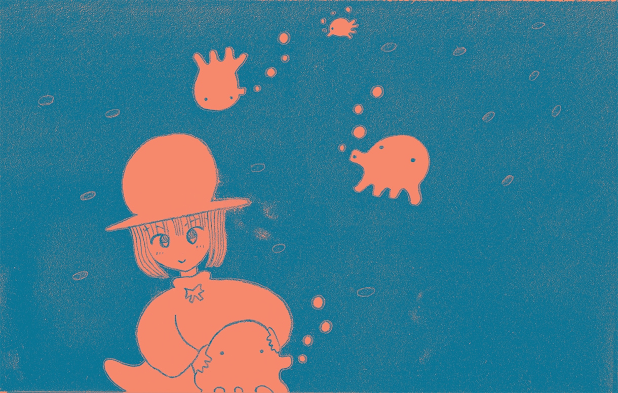 ポップで不思議可愛いオリジナルイラスト描きます 本の表紙・CDジャケットなどに。商用利用可 イメージ4