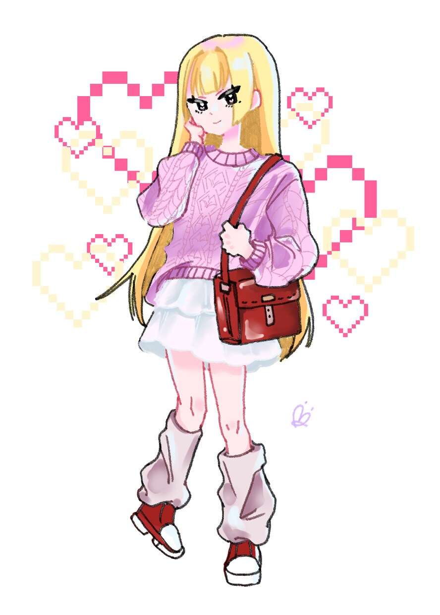 TRPGやSNSで使える立ち絵描きます 色鉛筆で書いたような可愛い立ち絵! イメージ1