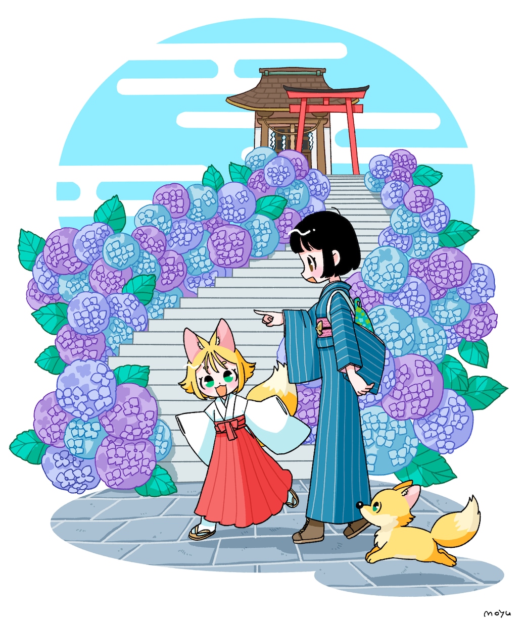 昭和レトロファンシーなイラストを描きます 懐かしい素朴な可愛さのイラストです！ イメージ2