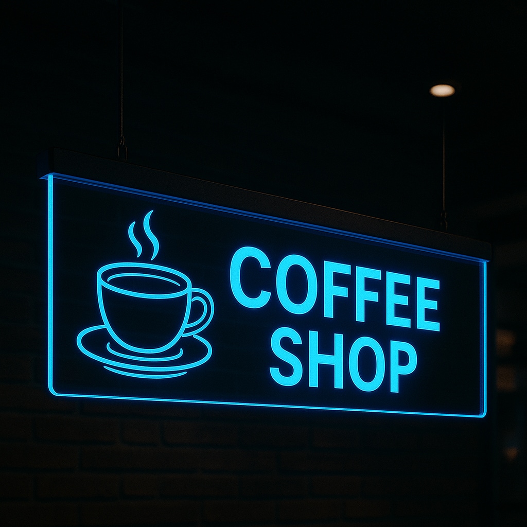 光るロゴ・店舗看板をオーダーメイド製作します 店舗やイベントに映える光るサイン看板 イメージ3