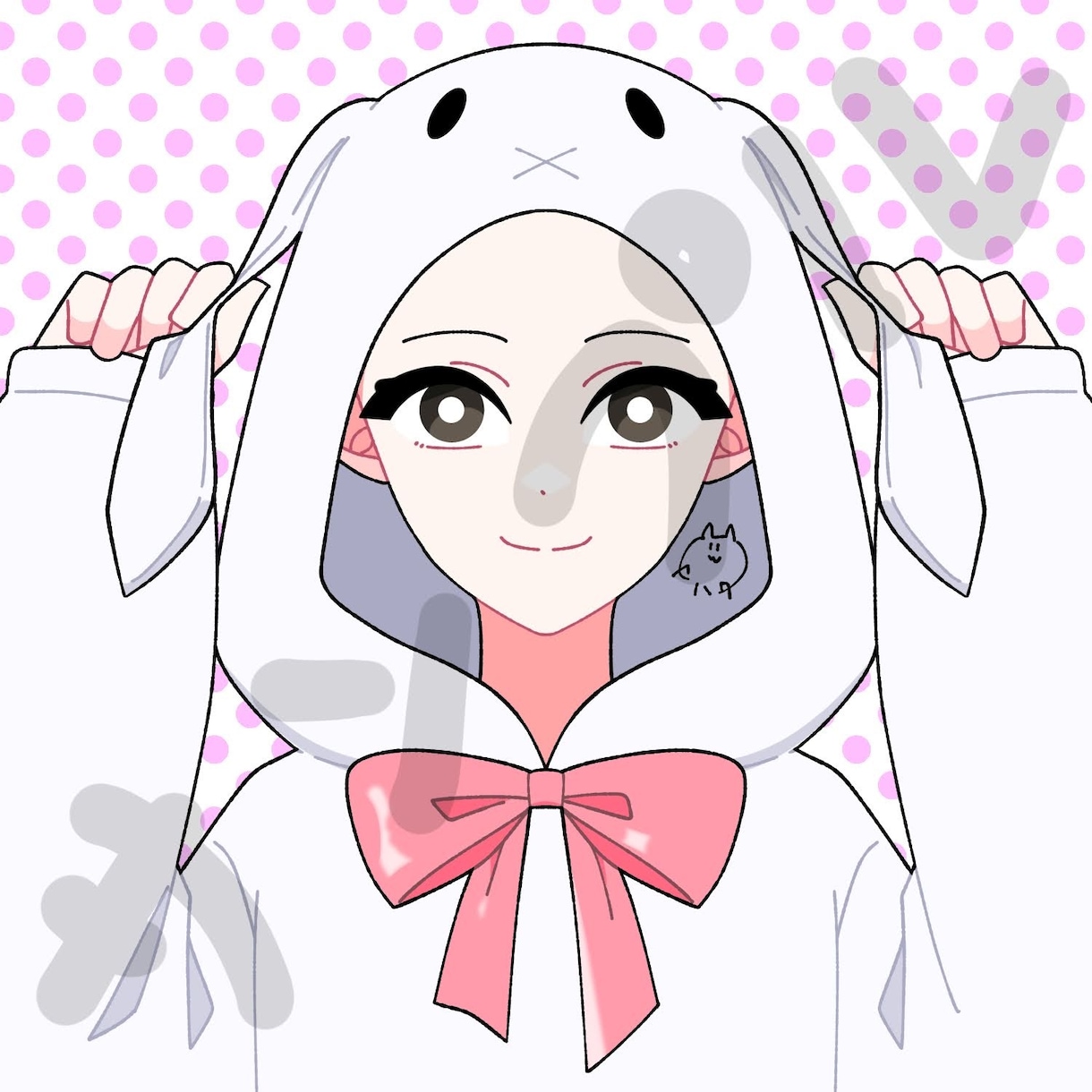 可愛いSNSアイコンお安く描きます シンプル&ポップで平面的なアニメ塗りイラスト イメージ6