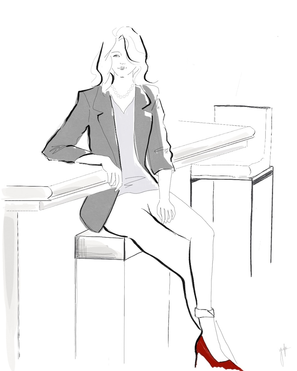 外国人風 お洒落イラスト描きます 使いやすいイラスト・デザイン作ります！ イメージ4