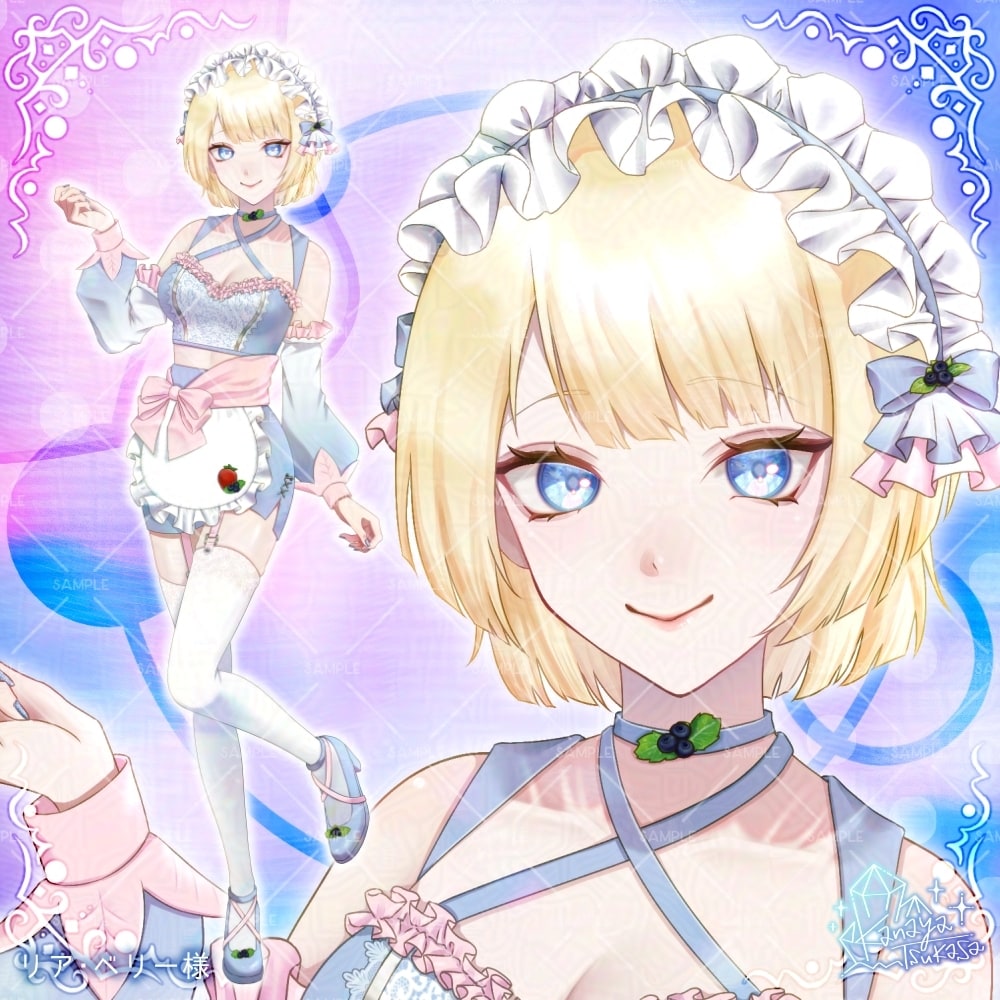 IRIAM・VTuber用立ち絵描きます 宝石のように輝く、あなただけのキャラクターをお届け✨ イメージ6