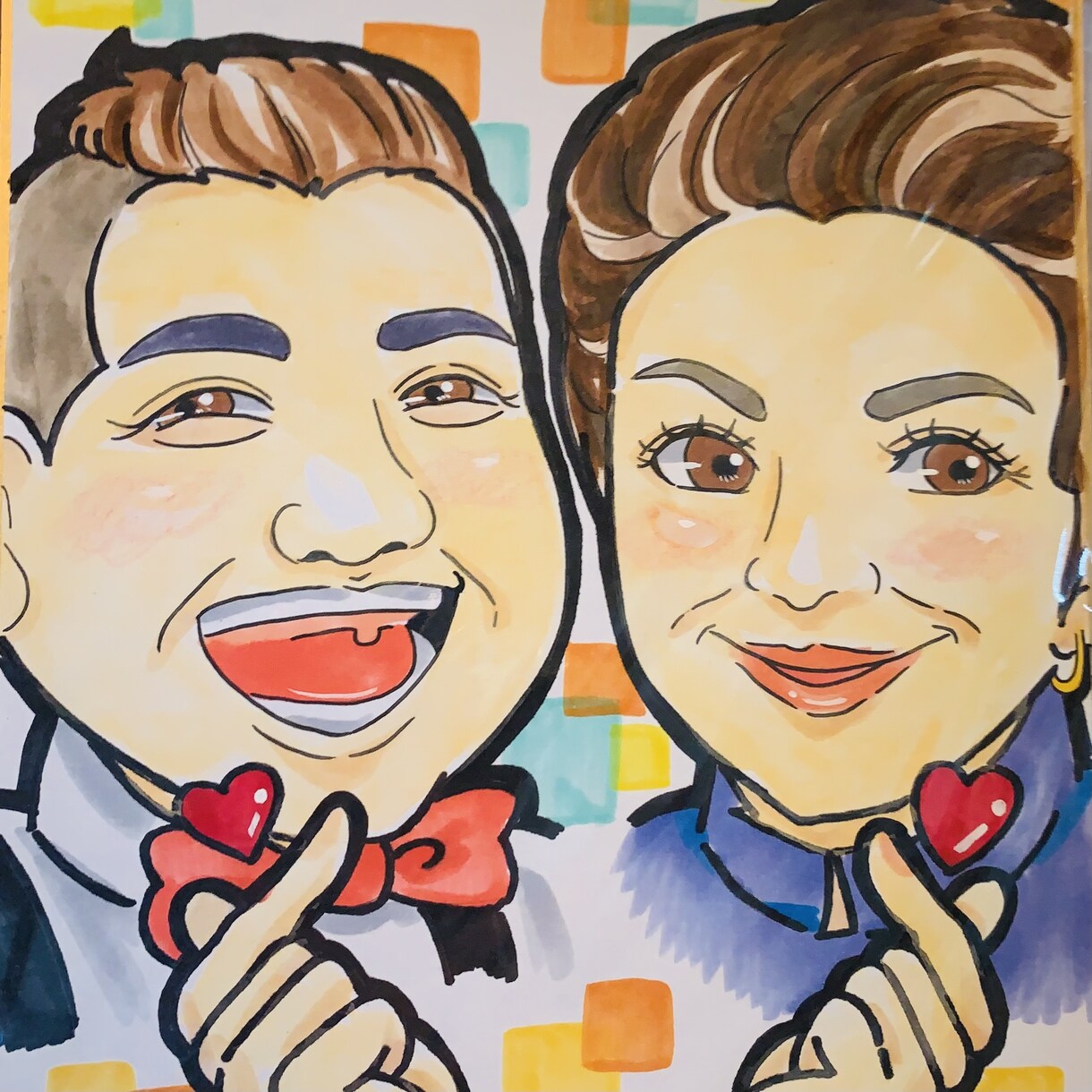プレゼントにオススメします 誕生日や結婚式、敬老の日、似顔絵描きます♪ イメージ6