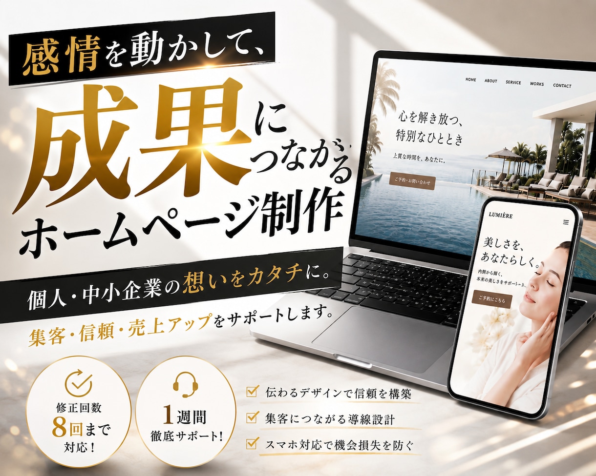 最短即日で高品質なHP制作します 低価格でも信頼されるHPを制作します イメージ1