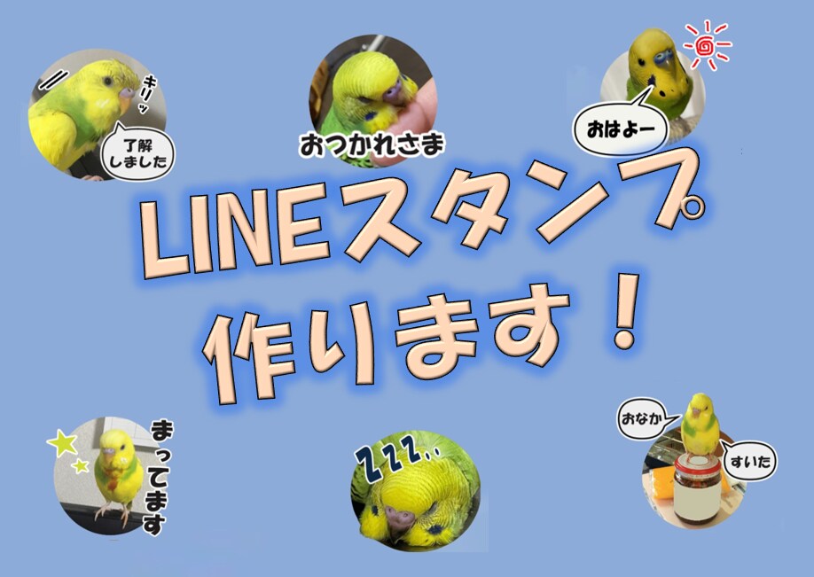 かわいいペットLINEスタンプ作成します ゆるかわほっこりのLINEスタンプです イメージ1