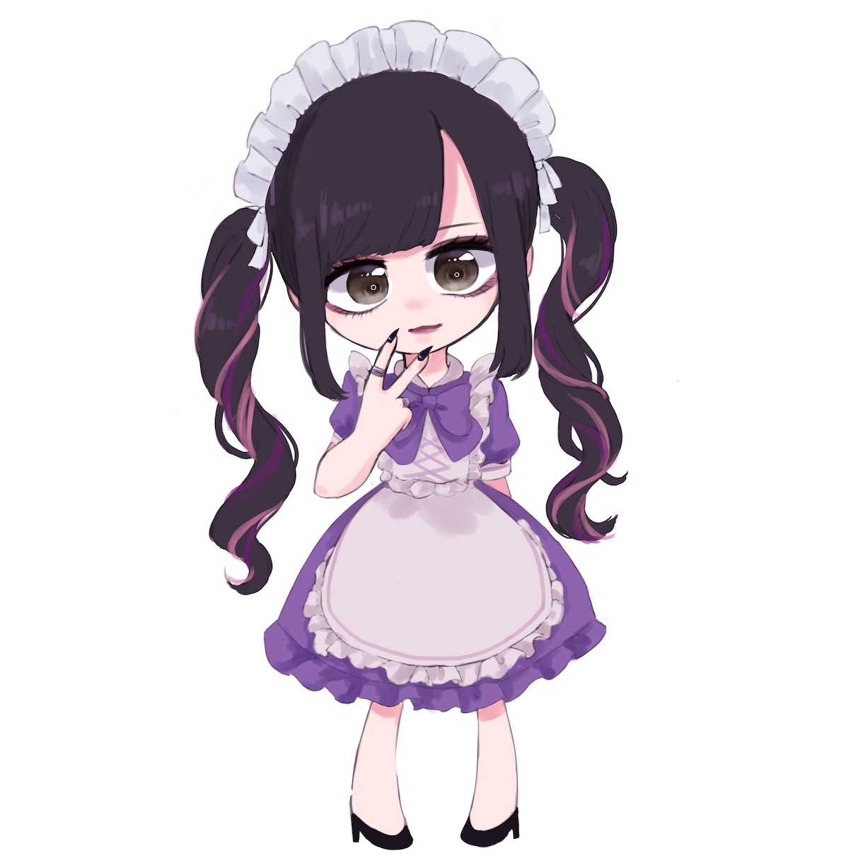 顔がいい女の子、ダークな女の子描きます 顔に力をいれたキャラを描くことが得意です。 イメージ5