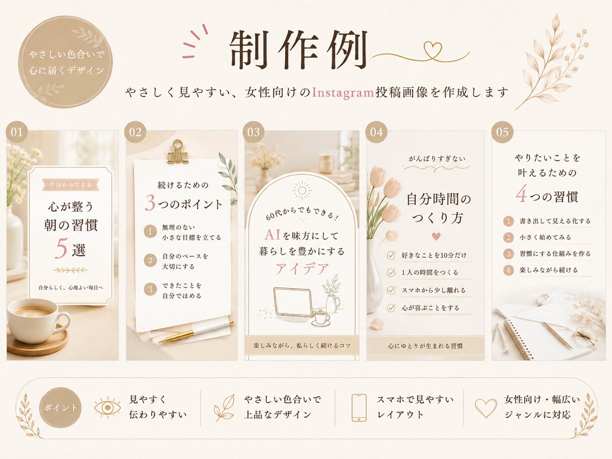 メルカリの商品説明文を４点まとめて作ります 面倒な作業をお任せ。写真と商品情報を送るだけで出品文を作成 イメージ3
