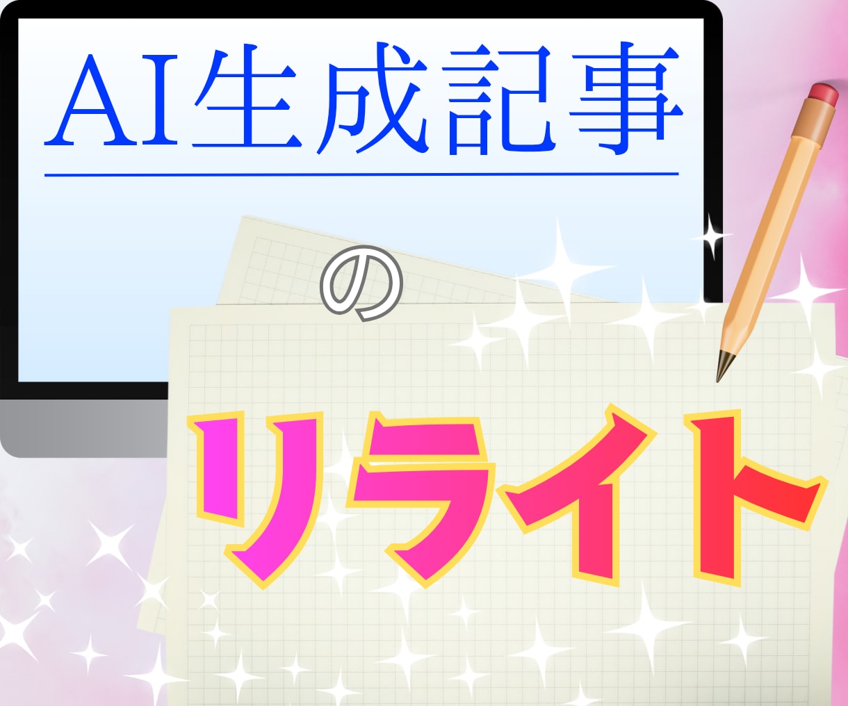 AI生成記事を自然で共感される文章にリライトします 固いAI記事を読みやすく。女性・主婦向けの文章に仕上げます。 イメージ1