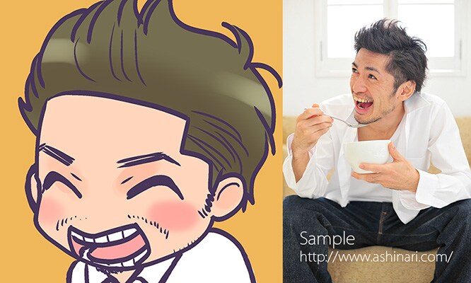 似顔絵風アイコン（男女）を描きます ゆるく、可愛く、親しみやすく！ イメージ4