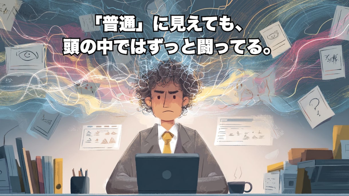 ADHD・ASDの方へー安心できる話し相手がいます 評価なしでも安心してご相談ください。 イメージ3