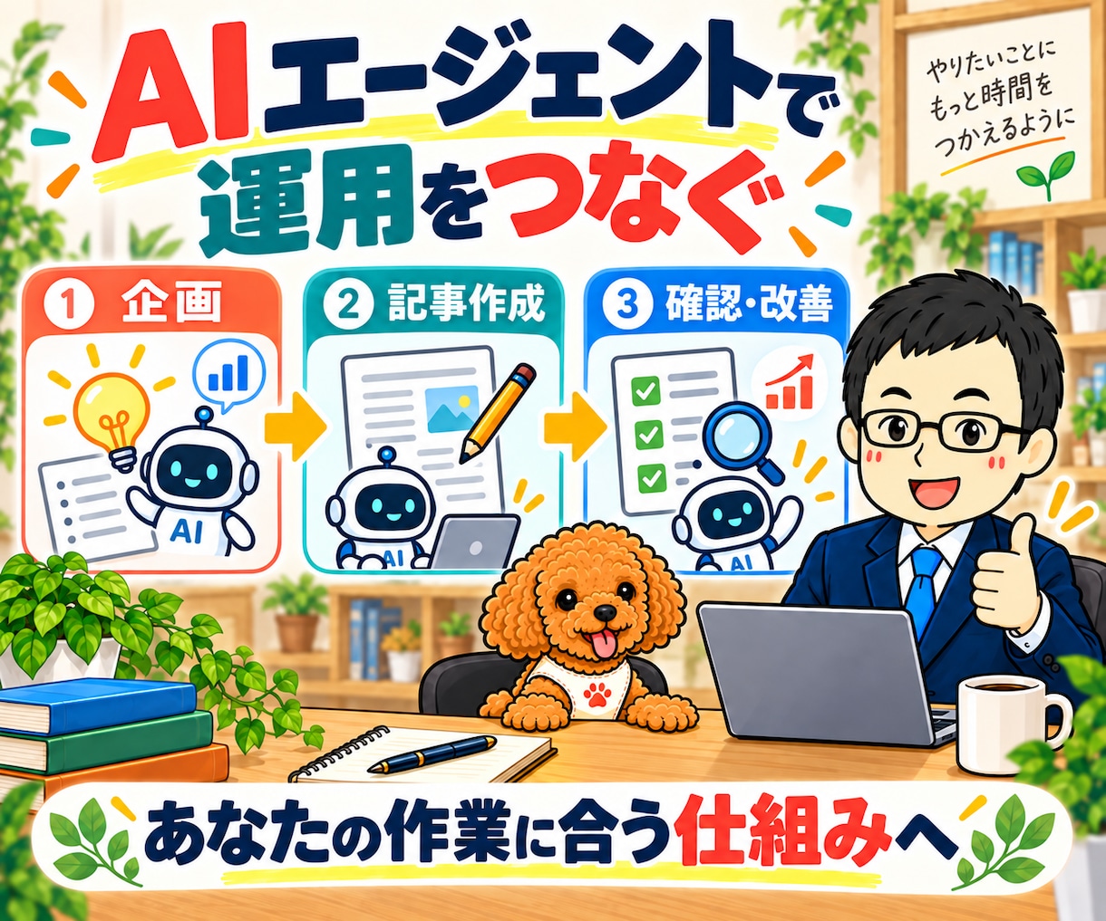 AIブログの集客と運営戦略を個別相談します SEO・記事方針・AI選びを整理｜90分の作戦相談 イメージ4