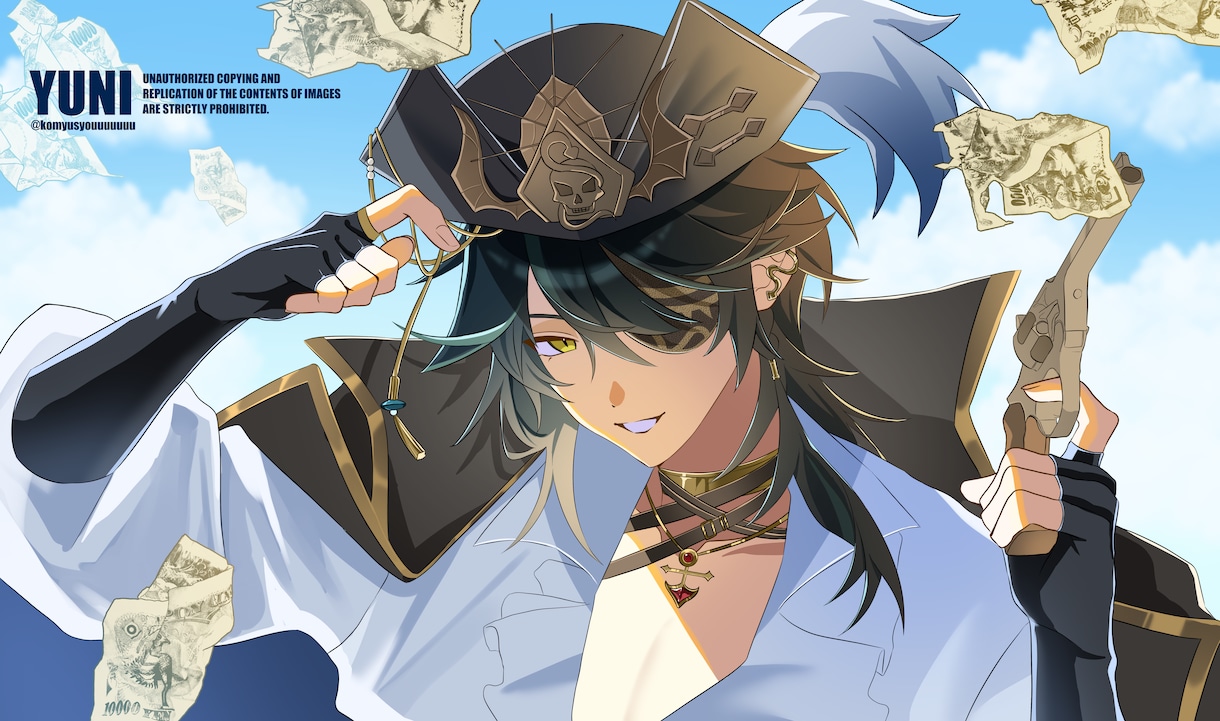 どんな絵柄でもお任せください！イラストお描きします アイコン、ヘッダー、一枚絵、歌ってみたサムネイルなど イメージ3