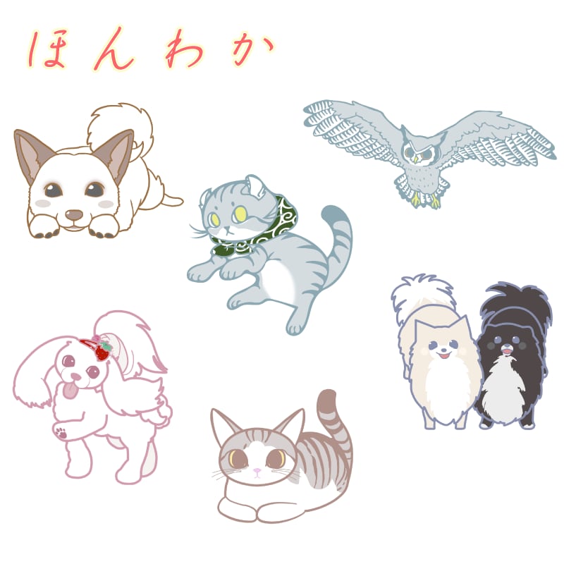 SNS用アイコンイラストお描きします ペットのキャラクター化）爬虫類、猛禽類Ok! イメージ3