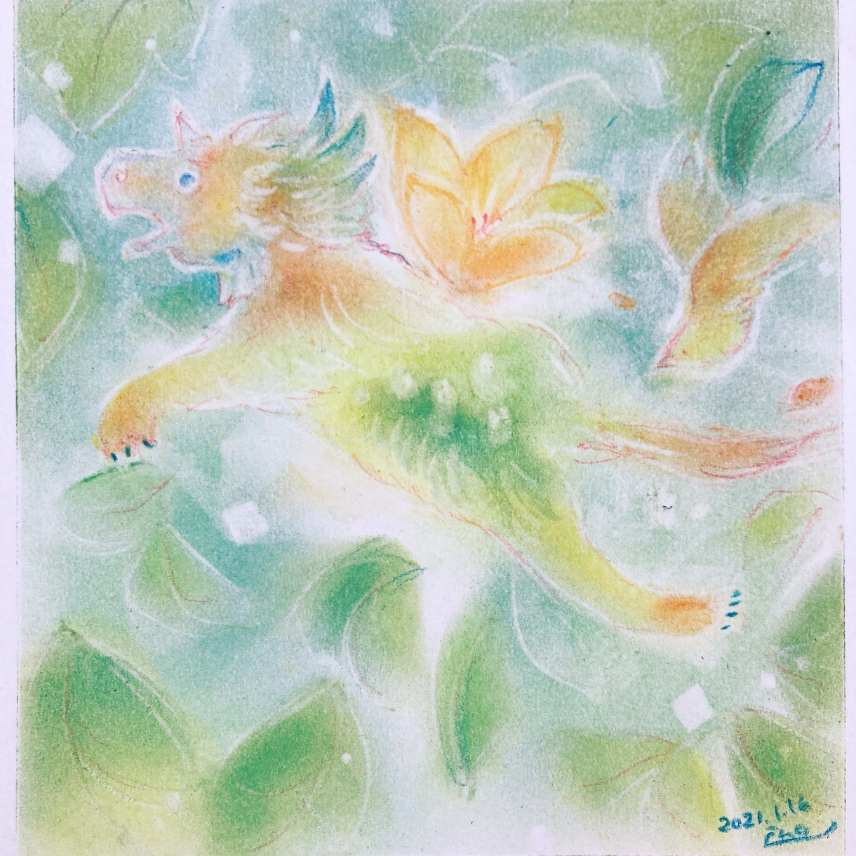 あなたをサポートする存在を絵に描きます 今のあなたから受けたインスピレーションを形にします イメージ2