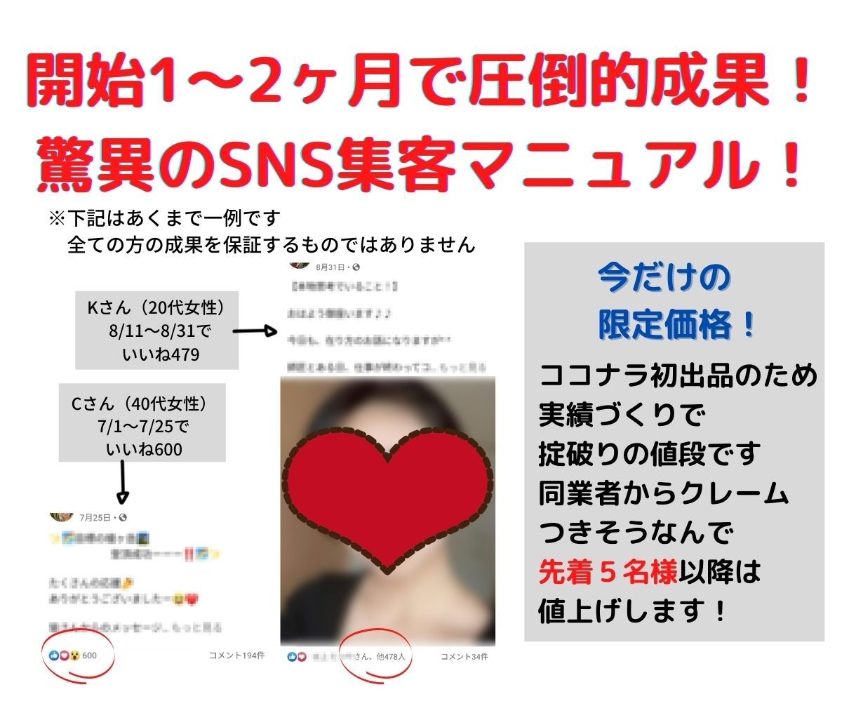 2ヶ月で収益を得たFacebook集客法暴露します 今だけお試し価格❗️先着5名で値上げします❗️ イメージ1
