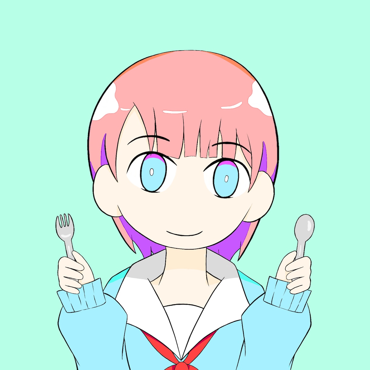 ゆるい感じのイラスト描きます ゆるくてかわいい感じのイラスト描きます イメージ1
