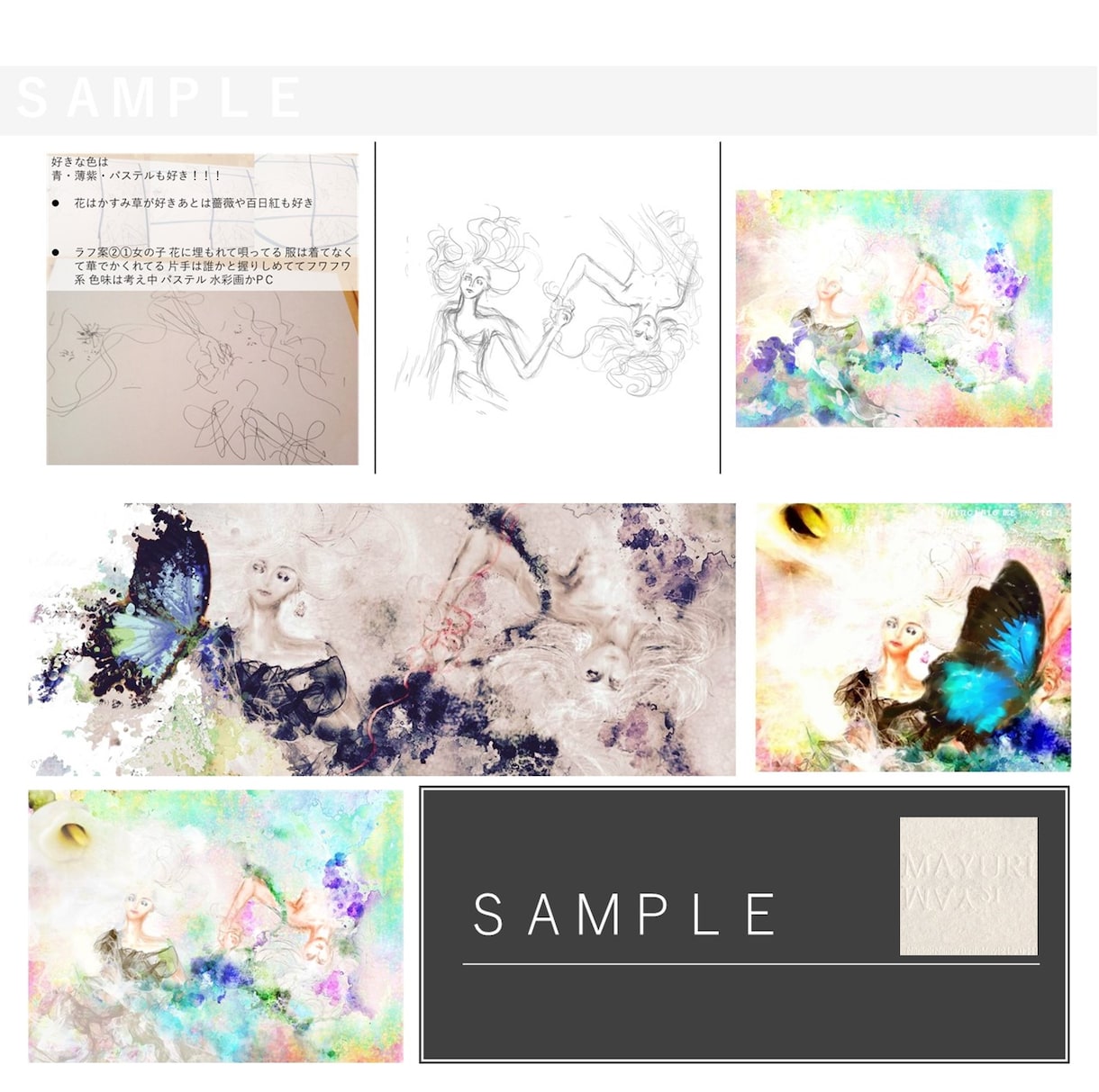 SNS用  ⊿‖オリジナルアイコン作成致します ：◤アナログからデジタルまで オーダー承り〼 イメージ2
