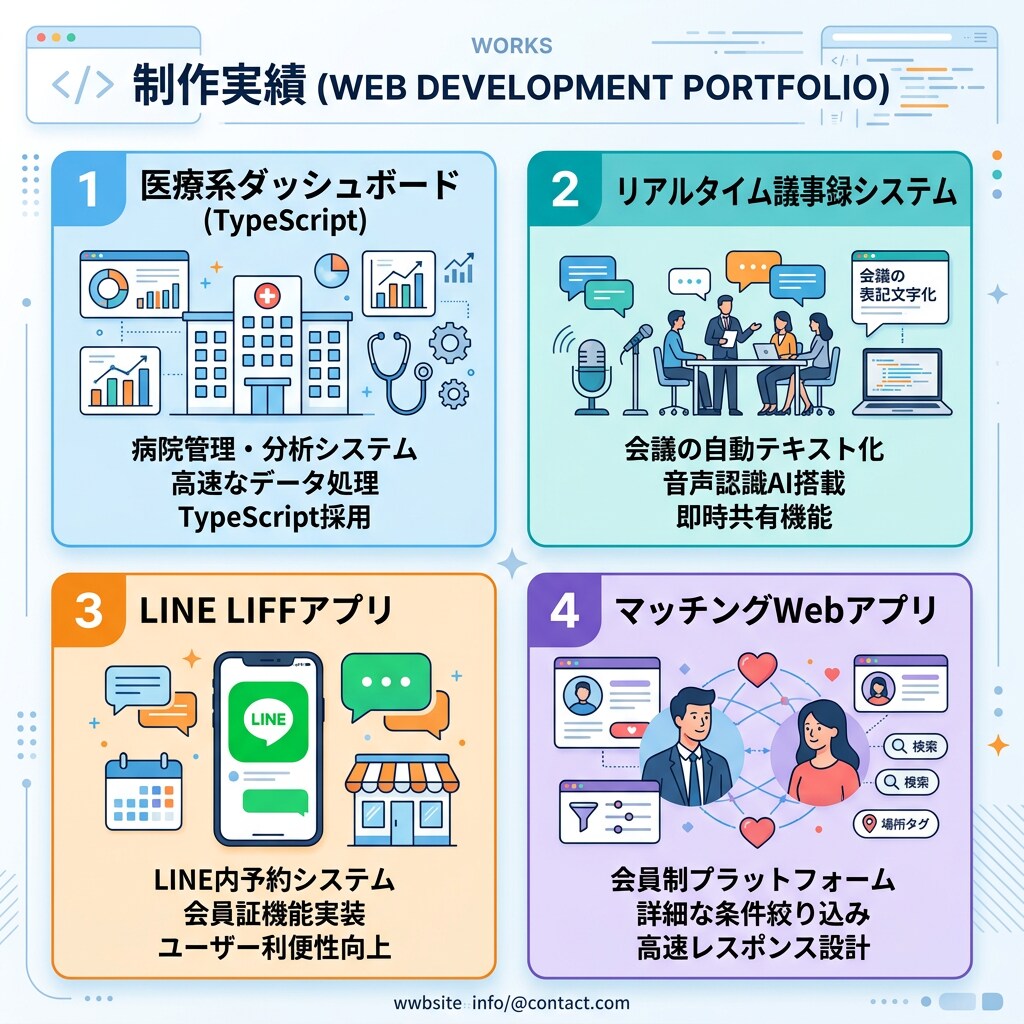 AI×最新技術でWebサイト・LPを爆速制作します 受託開発実績ありNext.js/React対応SEO込み イメージ5