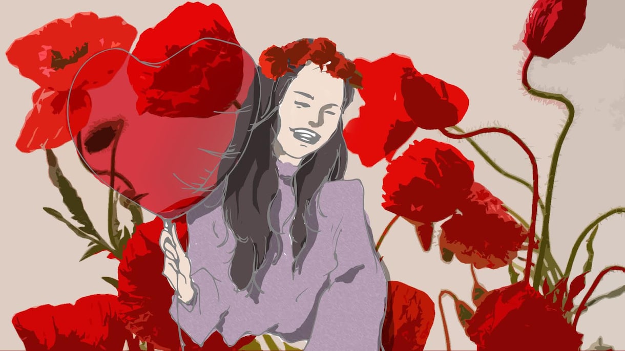 オシャレな女の子の絵描きます 花と女子シリーズ　着せたい服など写真送ってください イメージ3