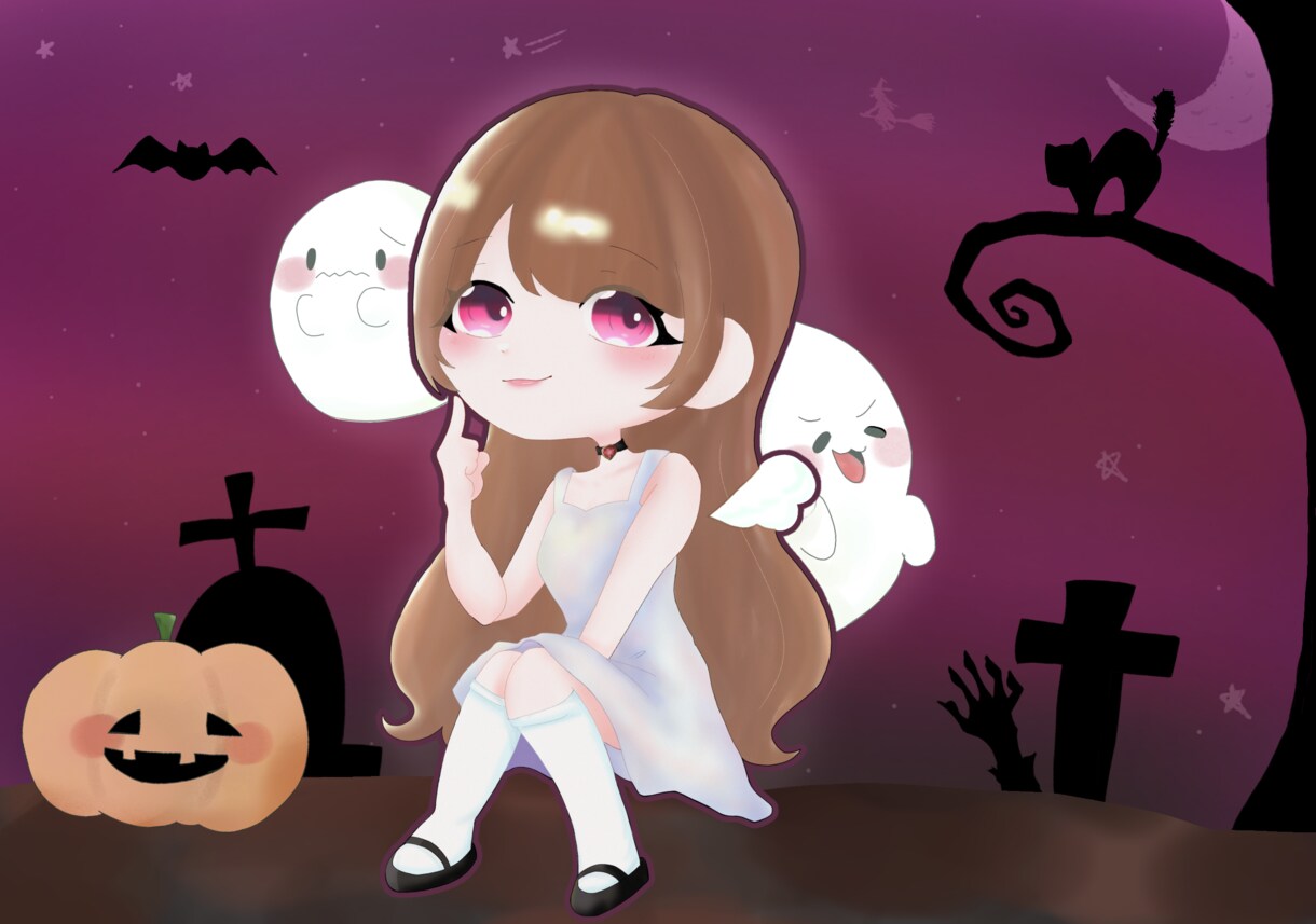 かわいい絵を描くように頑張ります かわいい絵を描きます！女の子中心 イメージ2