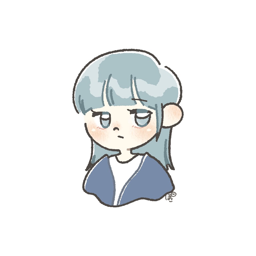 上半身のみのシンプルアイコンを描きます 各種SNSのアイコンにオススメ！ イメージ3