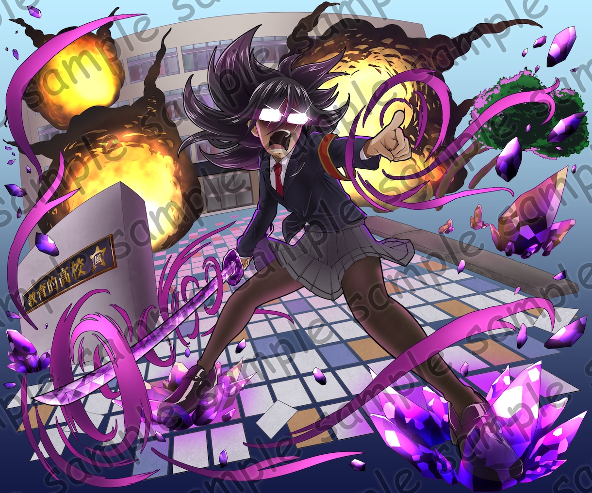 ゲームユニット風イラストを制作します エフェクトまでこだわりぬいて制作します イメージ4