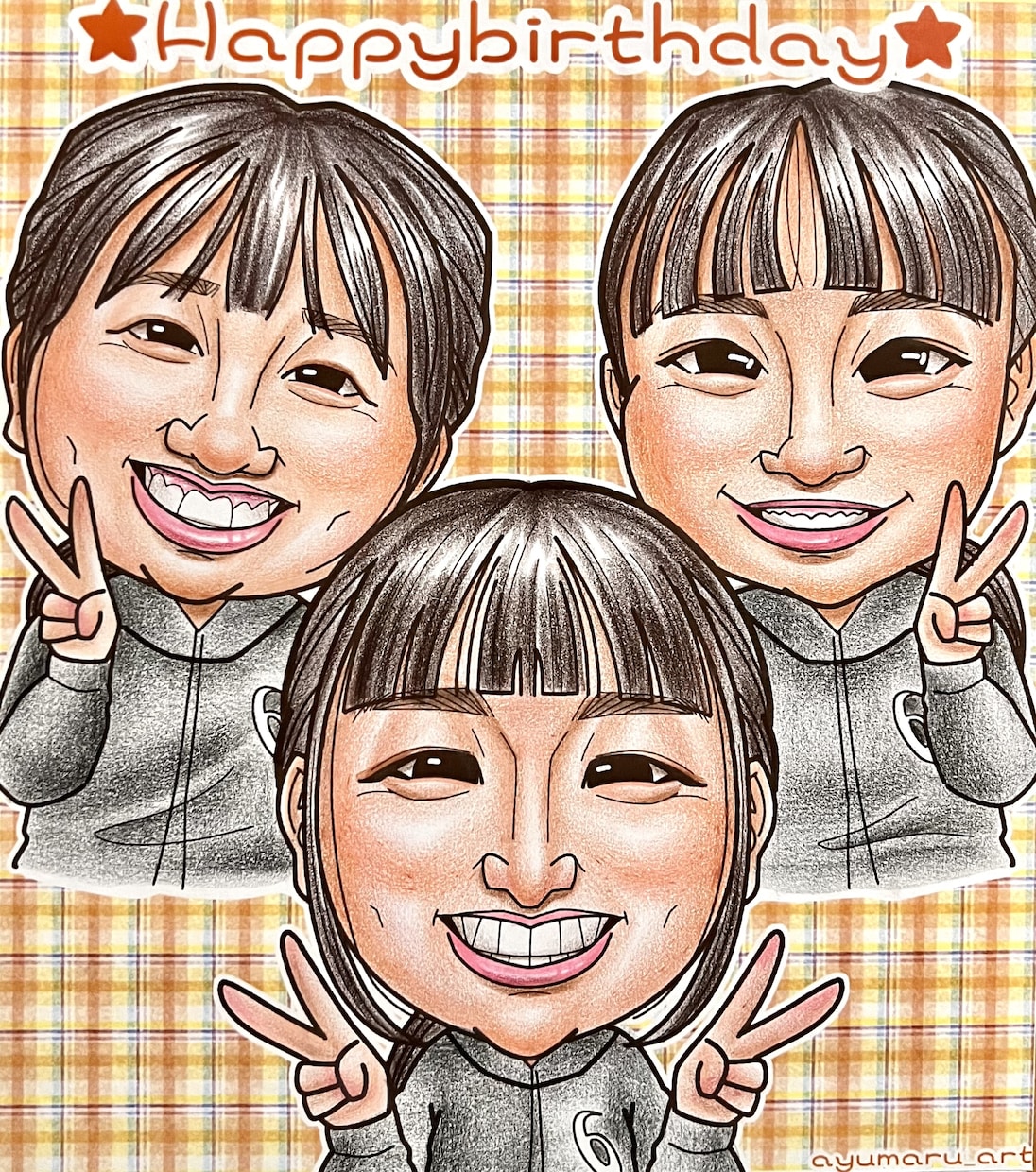 可愛過ぎる♡そっくり似顔絵お描きします ♥プロ似顔絵師が描く面白可愛いそっくり爆笑似顔絵♥ イメージ8