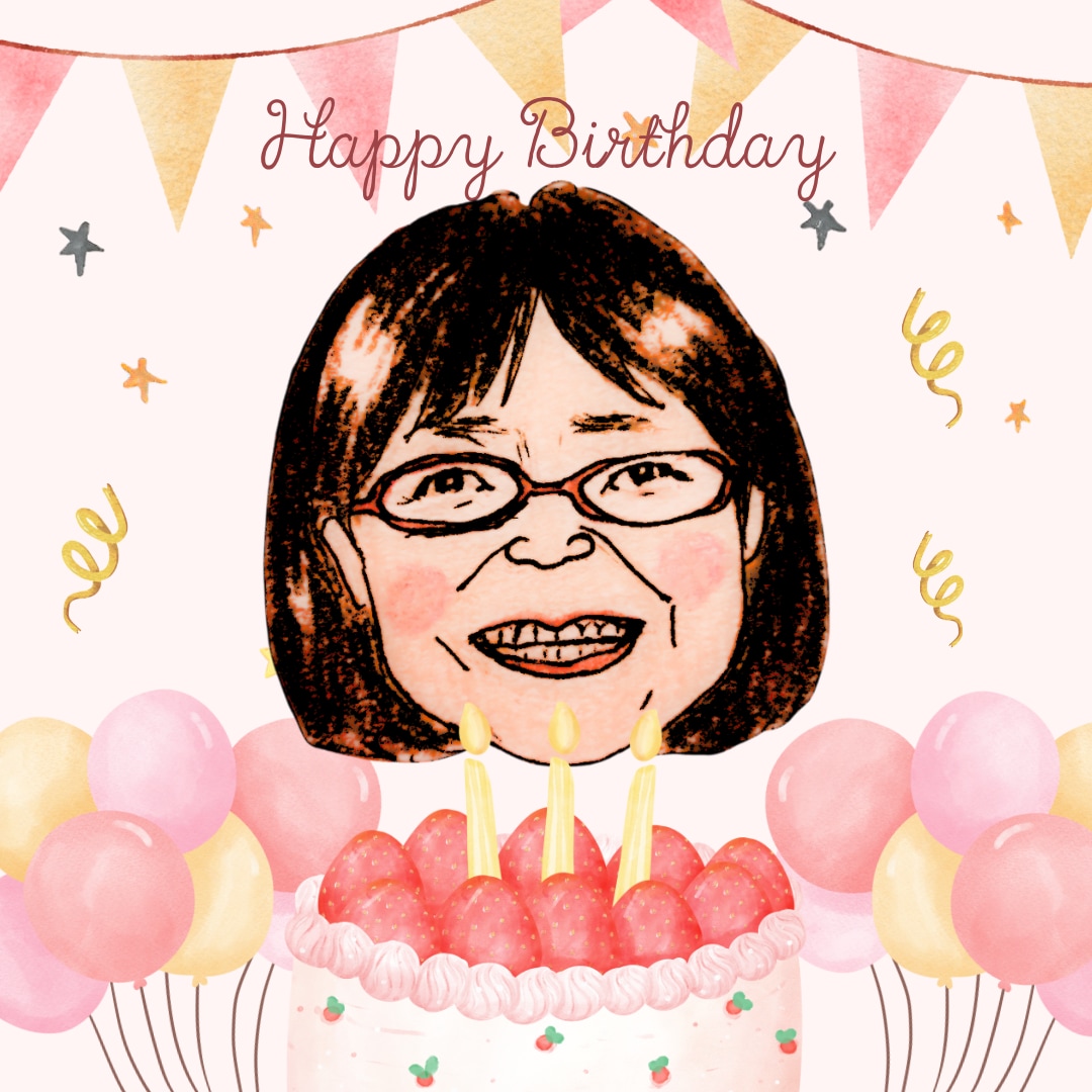 LINEで動く！似顔絵記念日メッセージ作ります 誕生日プレゼントしてそのままアイコンにも◎ イメージ4