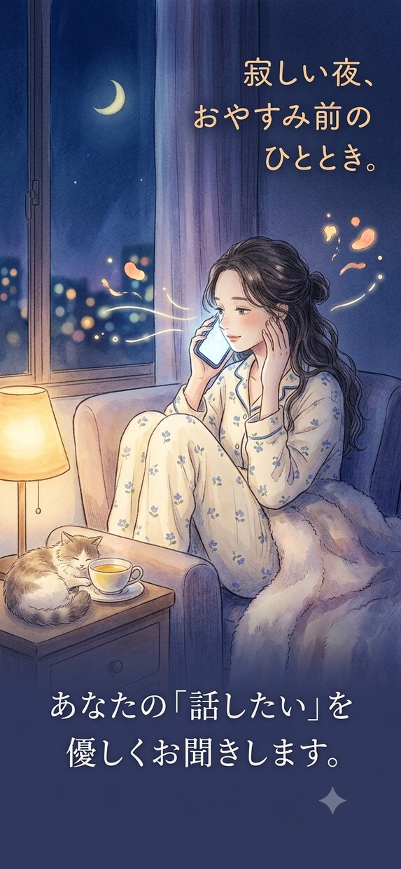 がんばる女性の味方、愚痴やモヤモヤ聞きます 仕事、家庭、女社会のストレスに。心が軽くなるお留守番電 イメージ1
