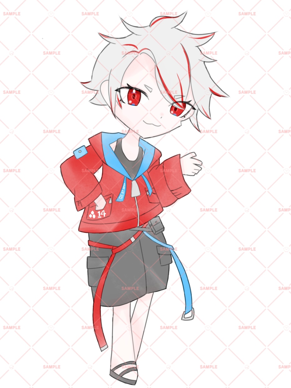 IRIAM、VTuber向け画像製作いたします 色鉛筆風の柔らかい色とあたたかいタッチが得意です イメージ9