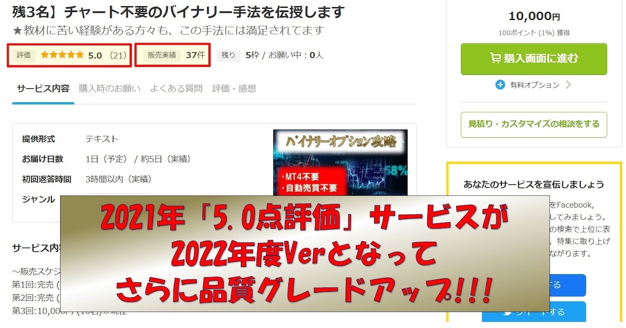 チャート不要のバイナリー手法を伝授します ☆★☆大人気の2022年Verです☆★☆ イメージ2