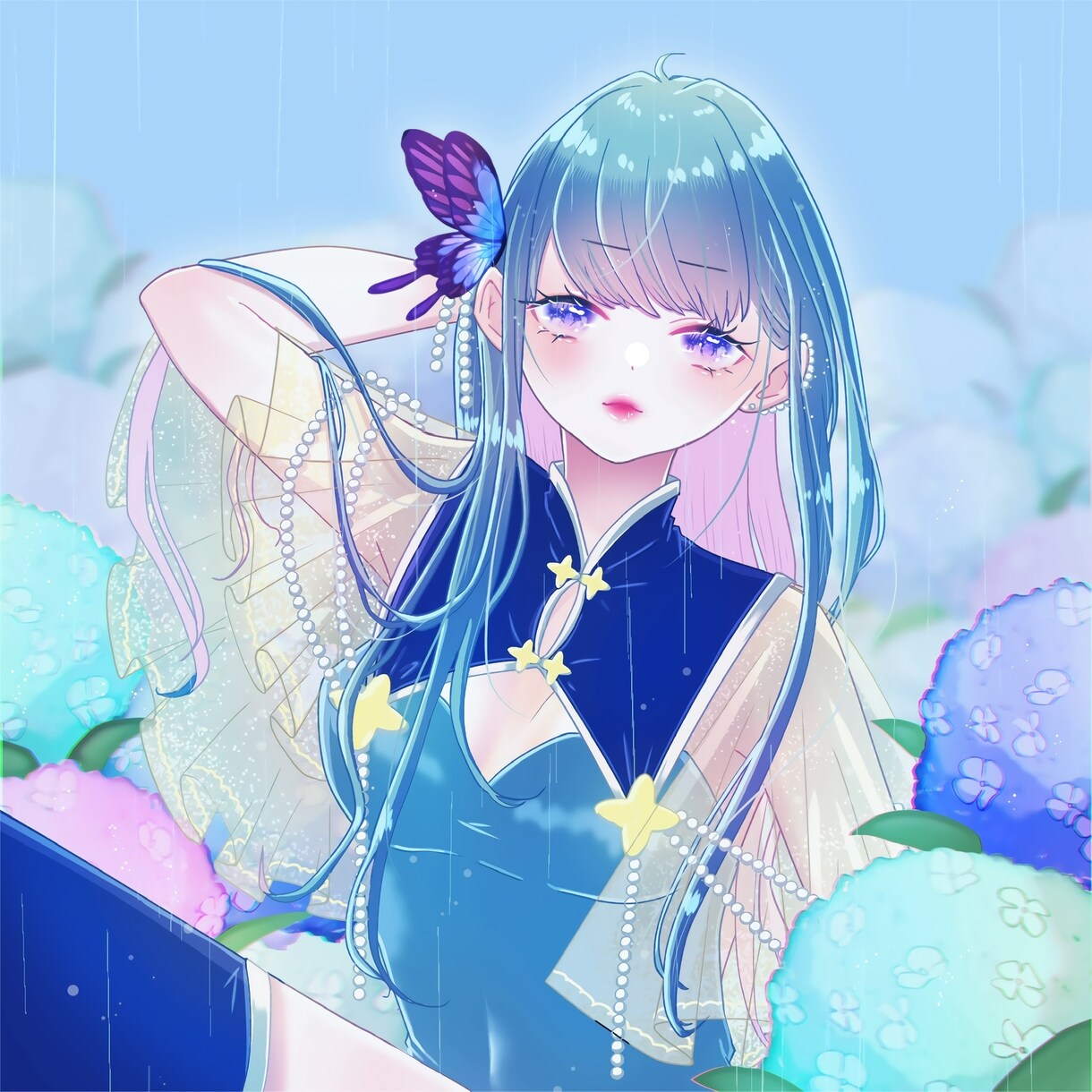 きれいめオリジナルアイコンお描きします 透明感のあるかわいい・かっこいいイラスト描きます イメージ8