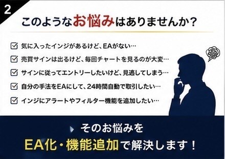 MT４EA・インジケーターをMT５に変換します 既存インジケーターのEA化・機能追加対応 イメージ2