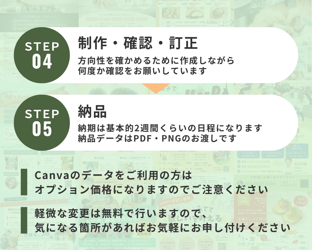 起業初期の方応援価格！Canvaでチラシ作ります 一緒に魅力が伝わるチラシをつくりませんか？ イメージ3