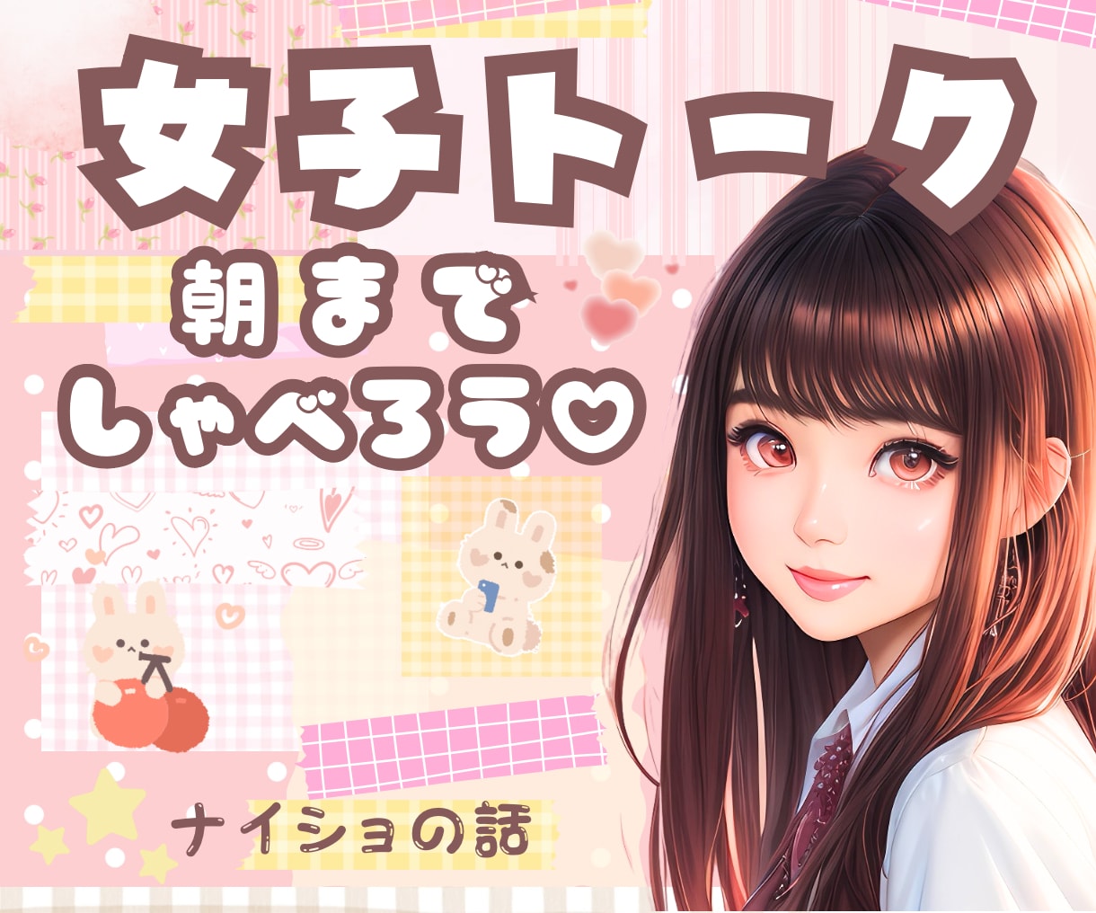 恋バナ♡美容✨夜のコト❤️あなたと女子トークします リア友に話せないことを♬今日はぶっちゃけトークしちゃお～㊙️ イメージ1