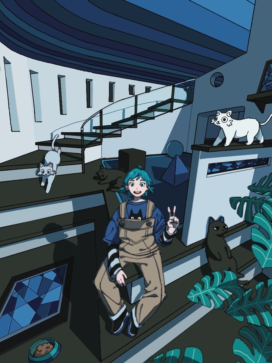 空間が感じられる個性的な創作部屋等をお描きます CDジャケット、書籍カバーイラスト等にお使いください イメージ8